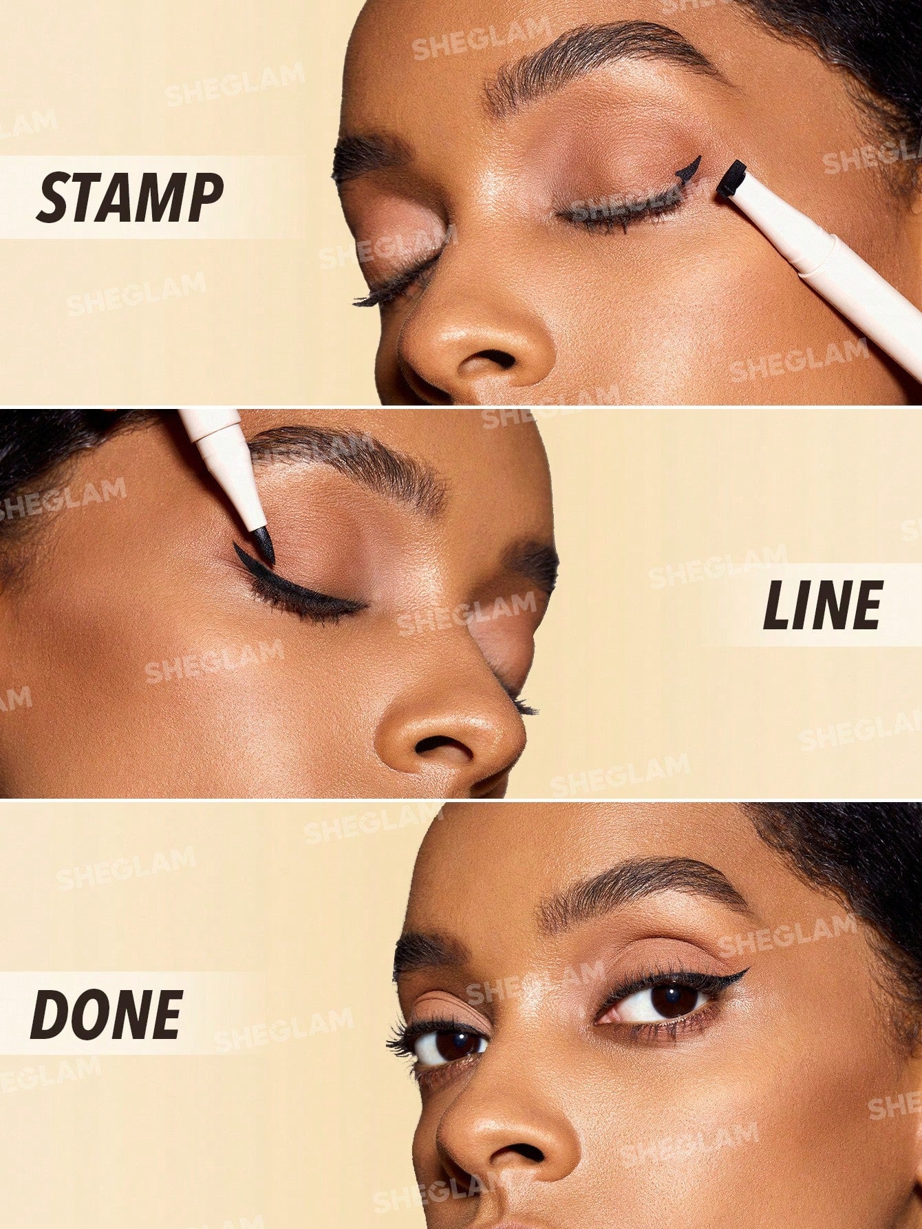 SHEGLAM Foxy Triple-Sided Eyeliner Stamp