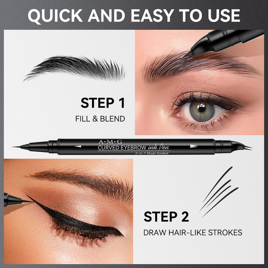 2 in 1 Microblading Liquid Feather Eyebrow Pen