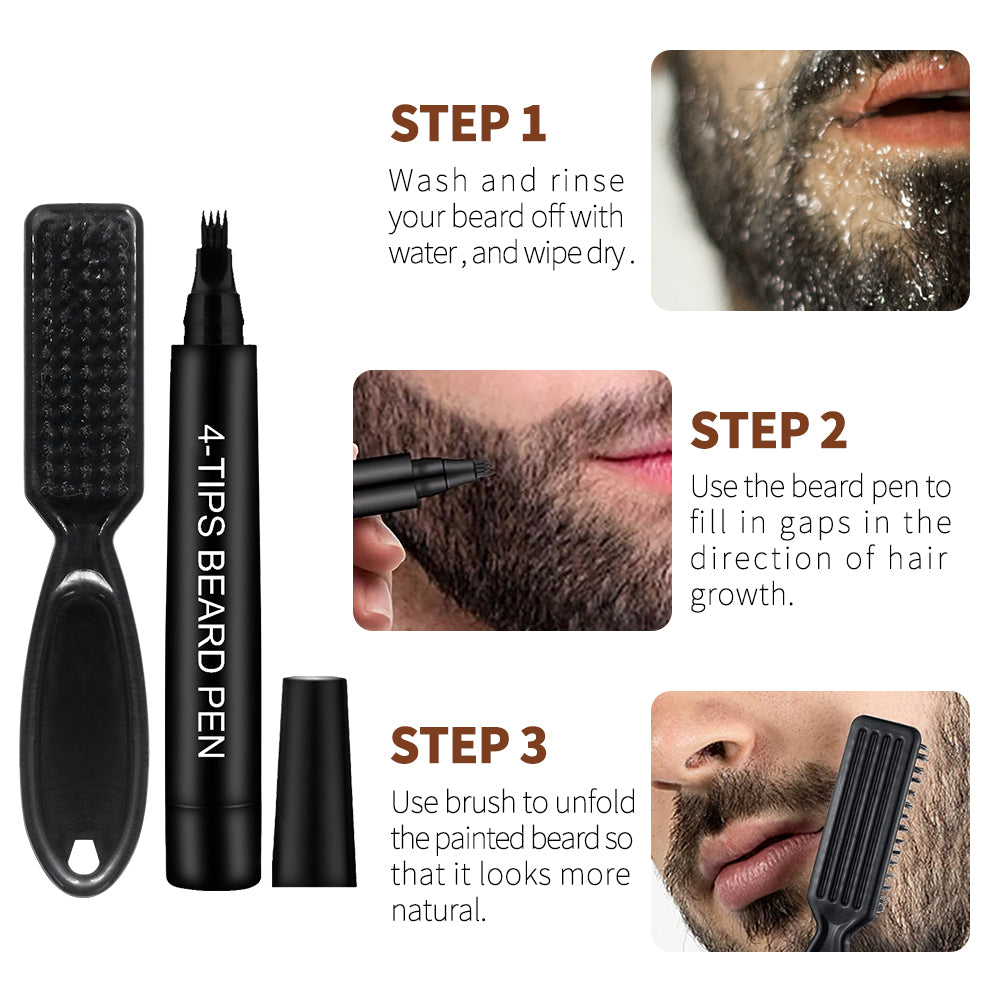 Waterproof Beard Pencil Filler