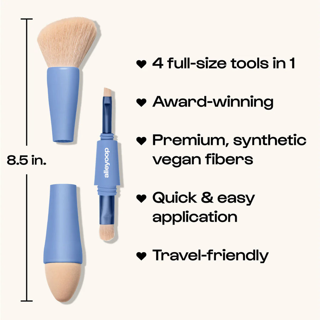 Alleyoop 4-in-1 Makeup Brush