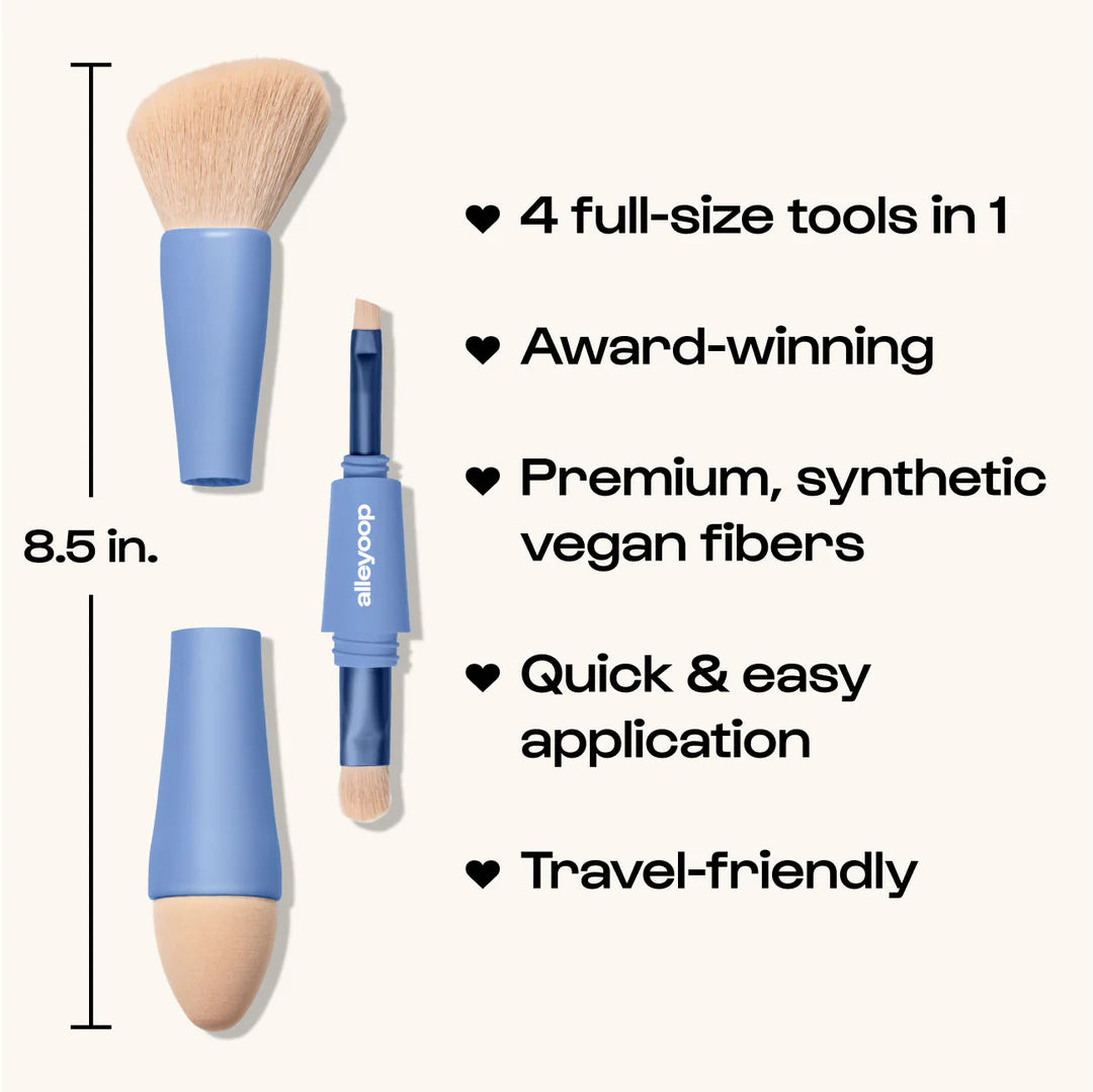 Alleyoop 4-in-1 Makeup Brush